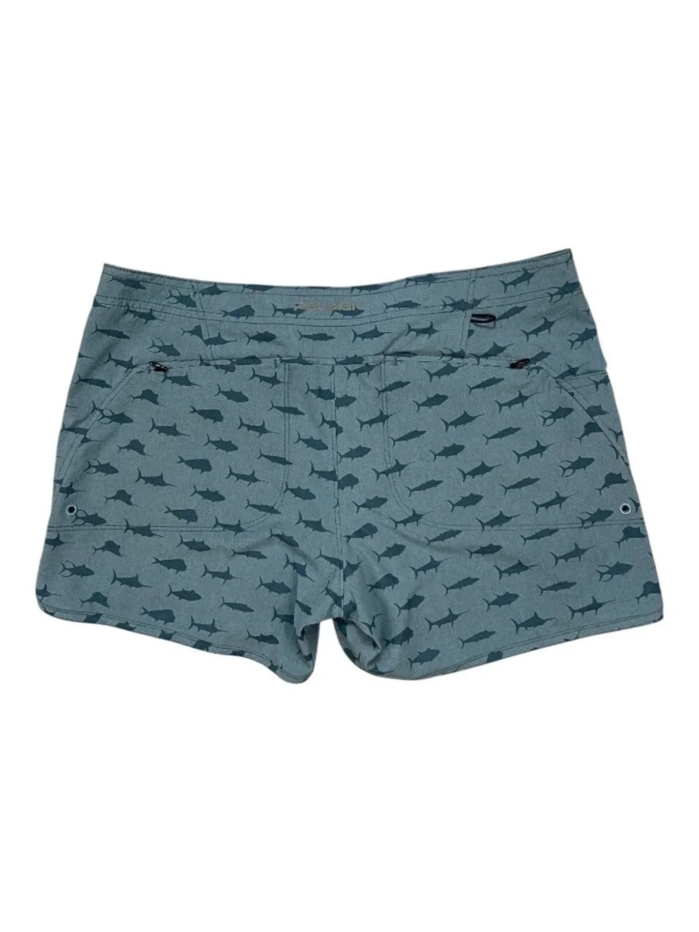 Pelagic Deep Sea Hybrid Short 6 Smoky Blue Water Activated Design